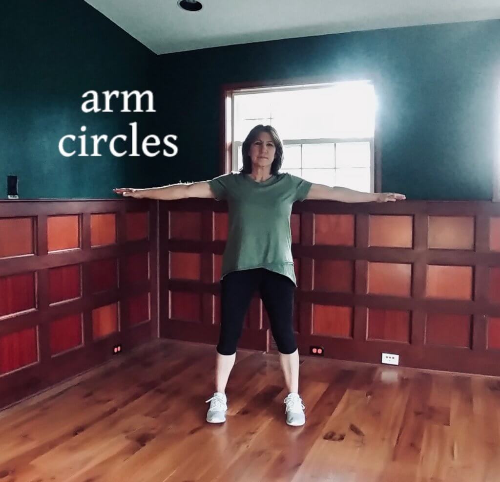 arm circles for arm workout