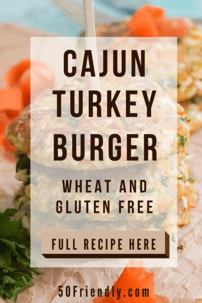 cajun turkey burger