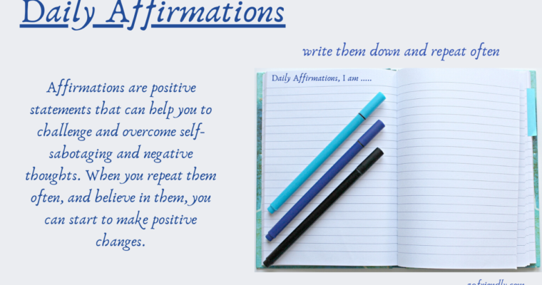 the power of affirmations – motivation monday