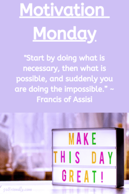 make this day great - motivation monday quote