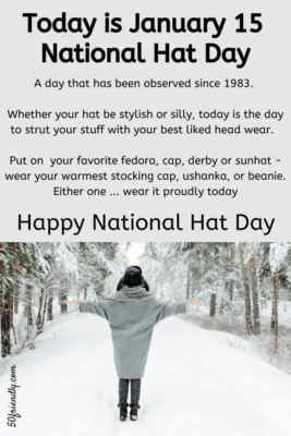 January 15 national hat day