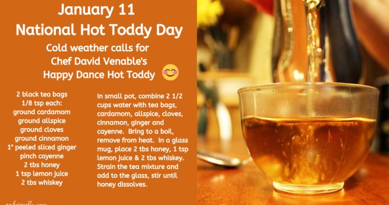 National Hot Toddy Day – January 11