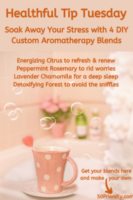 soak away stress with aromatherapy blends