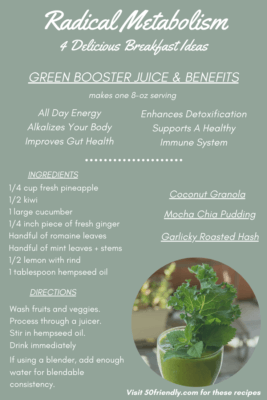 radical metabolism green booster juice and benefits