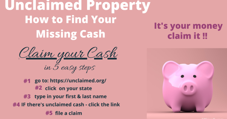 5 Easy Steps To Claim Your Unclaimed Property