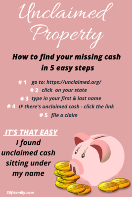 how to find your missing cash unclaimed property