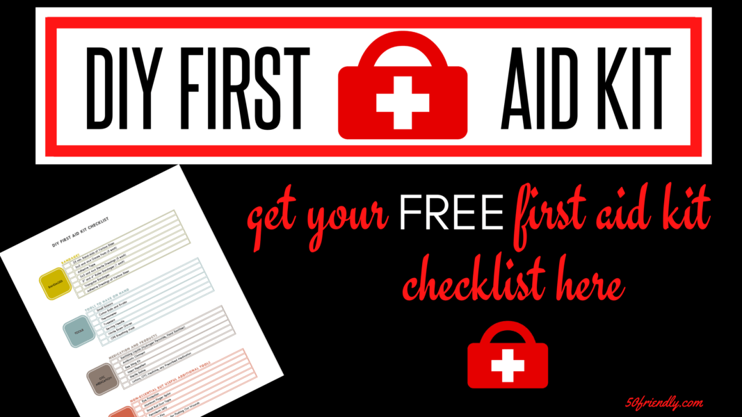 DIY first aid kit and checklist