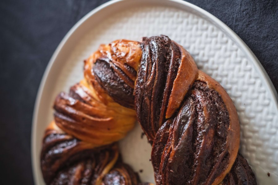 braided chocolate twists recipe