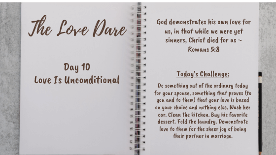 love dare challenge day 10