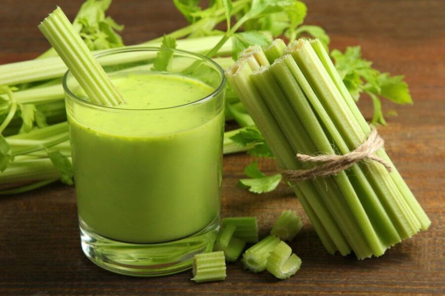celery juice for acne