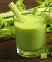 celery juice for helping with acne