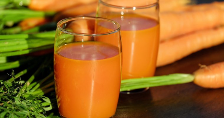 Immune System Booster With Carrot, Apple, Celery Juice