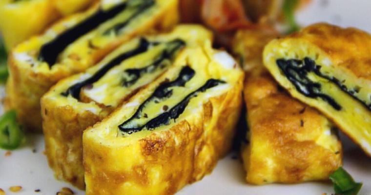 Korean Omelette With Nori Seaweed Recipe
