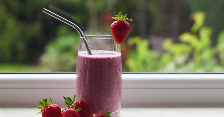 Energy Boosting Smoothie – Strawberry and Nori Seaweed