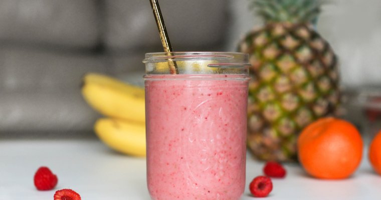 Sunrise Berry, Banana and Yogurt Smoothie for Weight Loss
