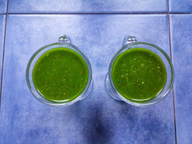 Detox with a glowing green smoothie