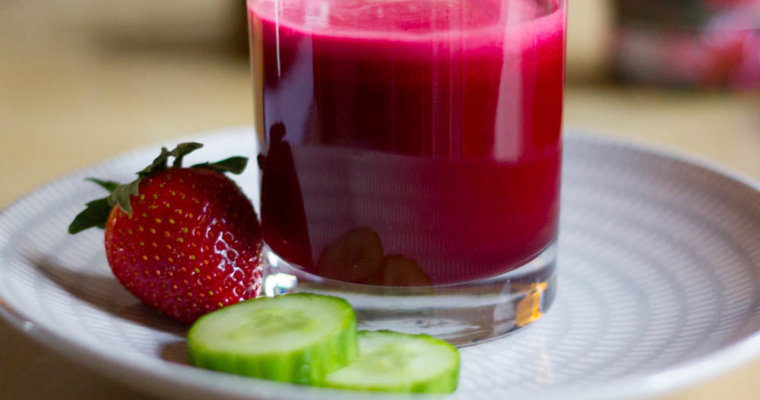 Strawberry Cucumber Smoothie for Weight Loss