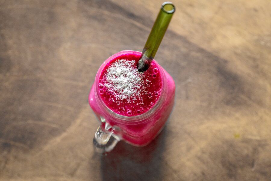 inflammation smoothie with dragon fruit