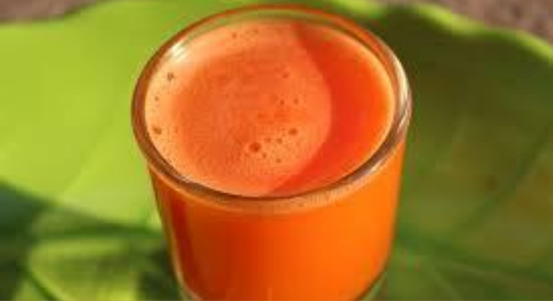 carrot and potato juice to control acne