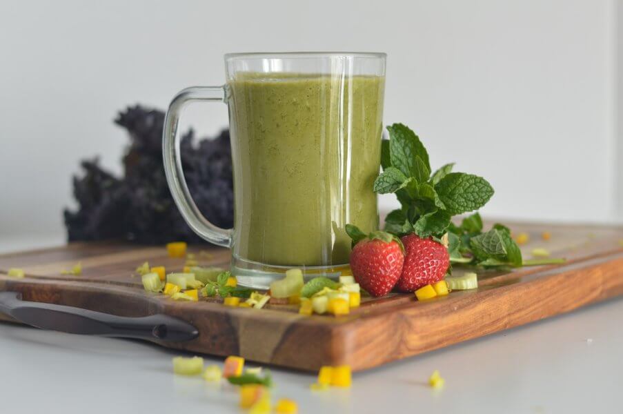 matcha green tea smoothie for energy