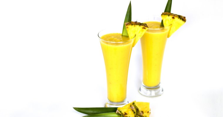 Pineapple Banana Smoothie for Constipation