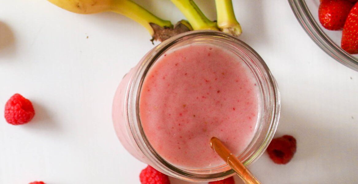 inflammation relief with a roasted berry smoothie