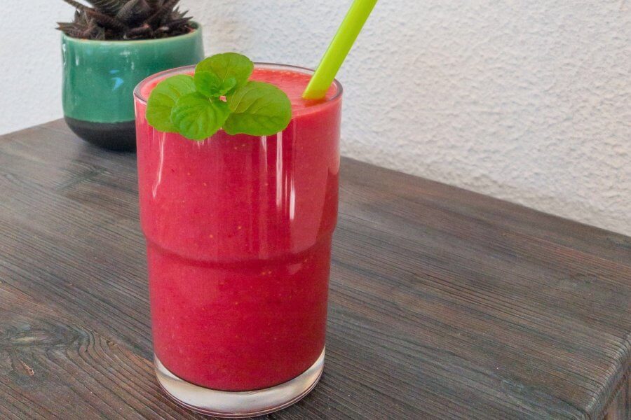 watermelon and peach smoothie for constipation