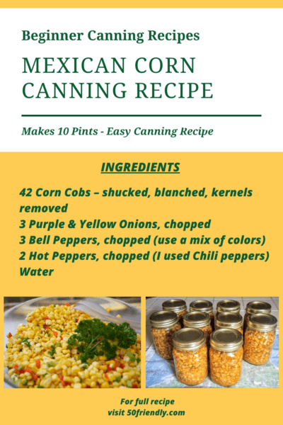 mexican corn canning recipe