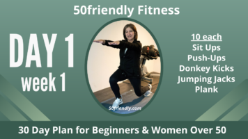 30 day workout plan for beginners - day 1