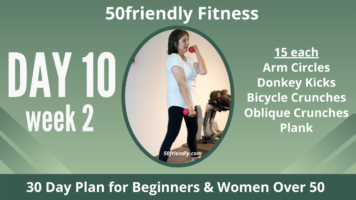30 day workout plan for beginners - day 10