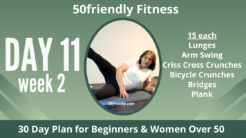 30 day workout plan for beginners - day 11