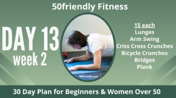30 day workout plan for beginners - day 13