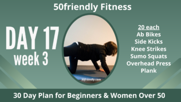 30 day workout plan for beginners - day 17