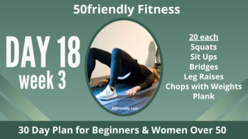 30 day workout plan for beginners - day 18