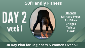30 day workout plan for beginners - day 2