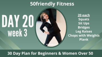 30 day workout plan for beginners - day 20
