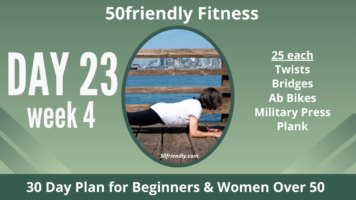30 day workout plan for beginners - day 23