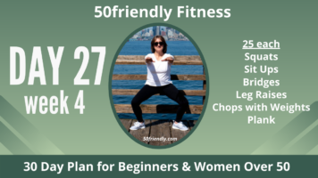 30 day workout plan for beginners - day 27