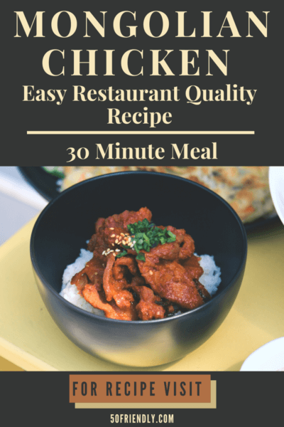 easy mongolian chicken stove top meal in 30 minutes