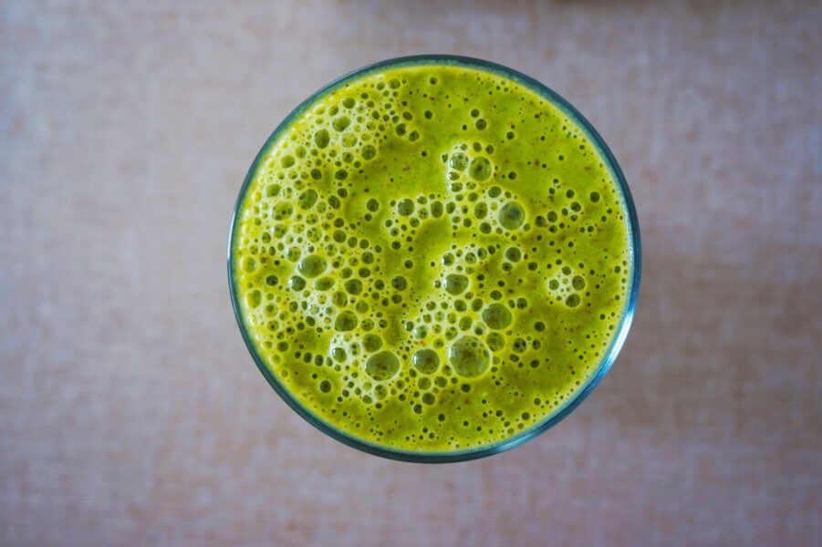 happy digestion smoothie for a healthy gut