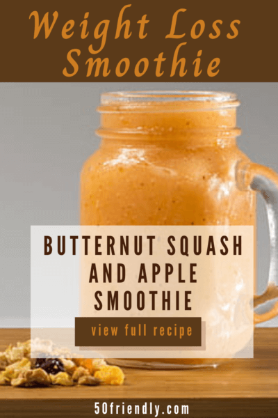 butternut squash and apple smoothie for weight loss