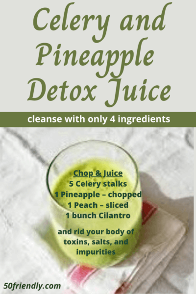 celery and pineapple detox juice