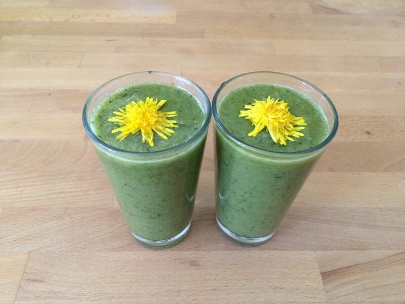 super green tea energy smoothie