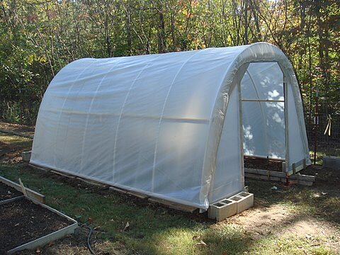 DIY 11x15 Hoop Greenhouse