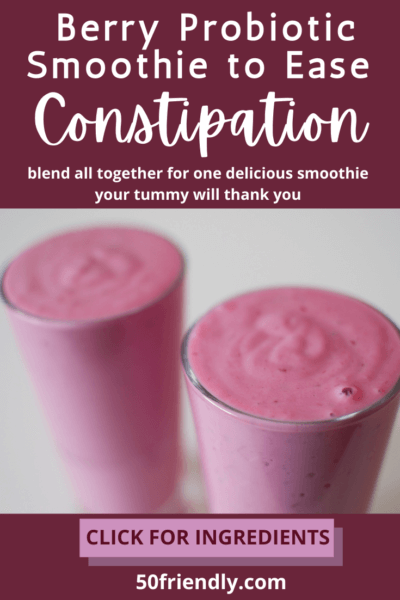berry probiotic smoothie for constipation