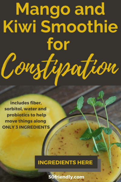 mango and kiwi smoothie for constipation