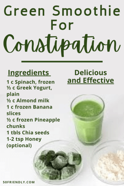 green smoothie for constipation