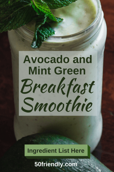 avocado breakfast smoothie