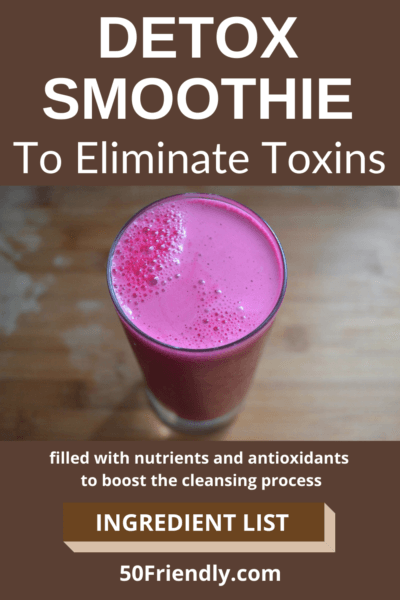 detox smoothie to eliminate toxins