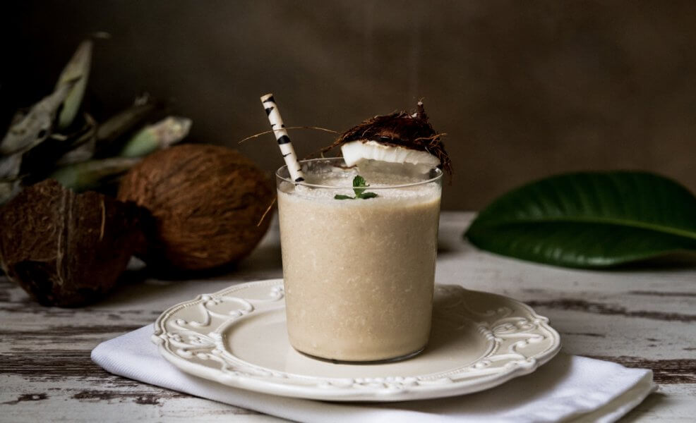 chocolate coconut gut healing smoothie